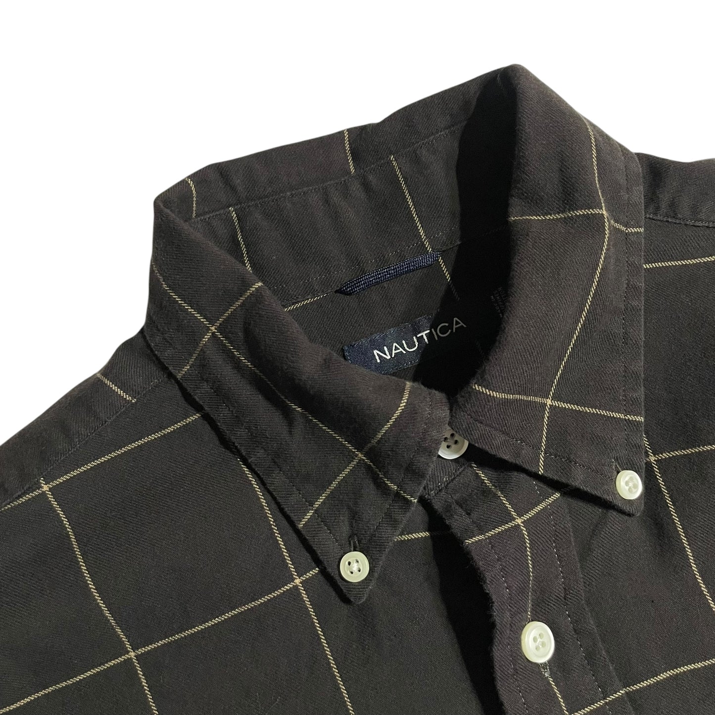 【USED】Nautica L/SL Check BD Shirt