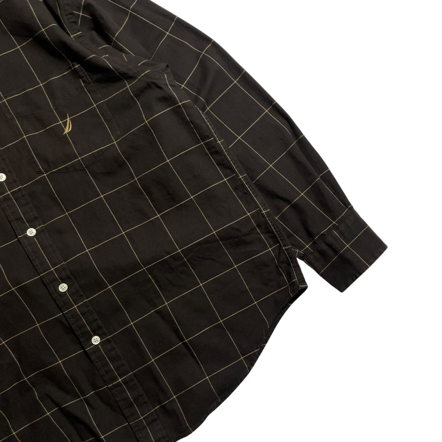 【USED】Nautica L/SL Check BD Shirt