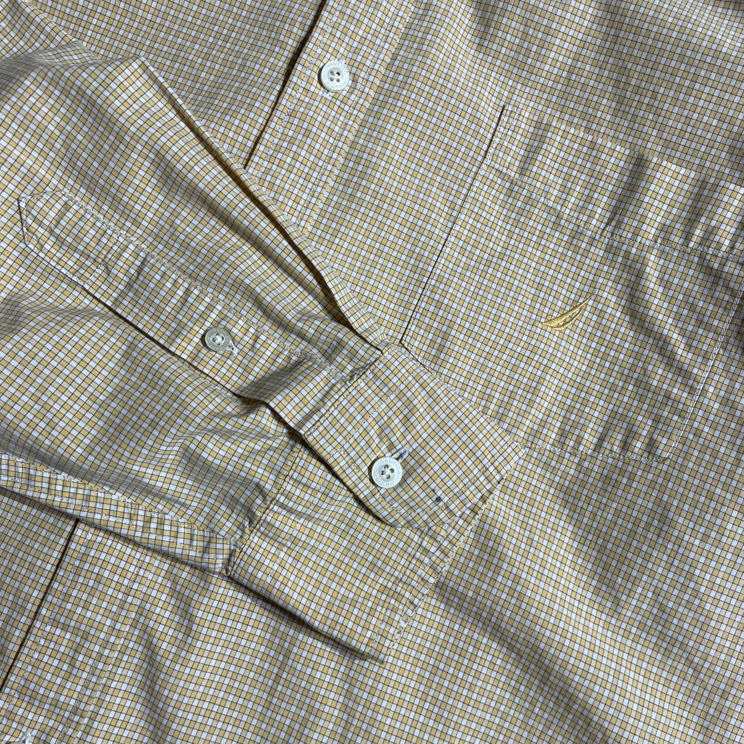 【USED】Nautica L/SL Check BD Shirt