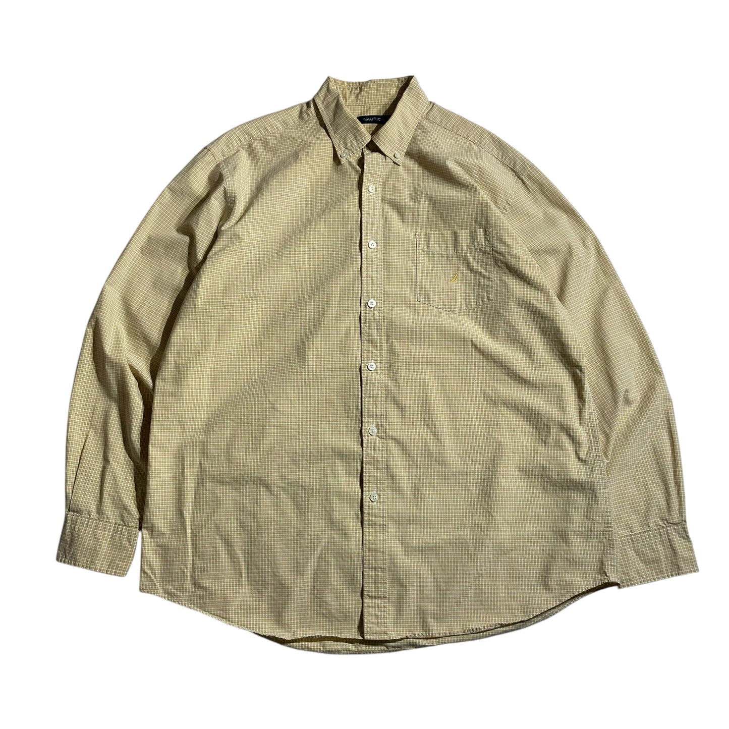 【USED】Nautica L/SL Check BD Shirt