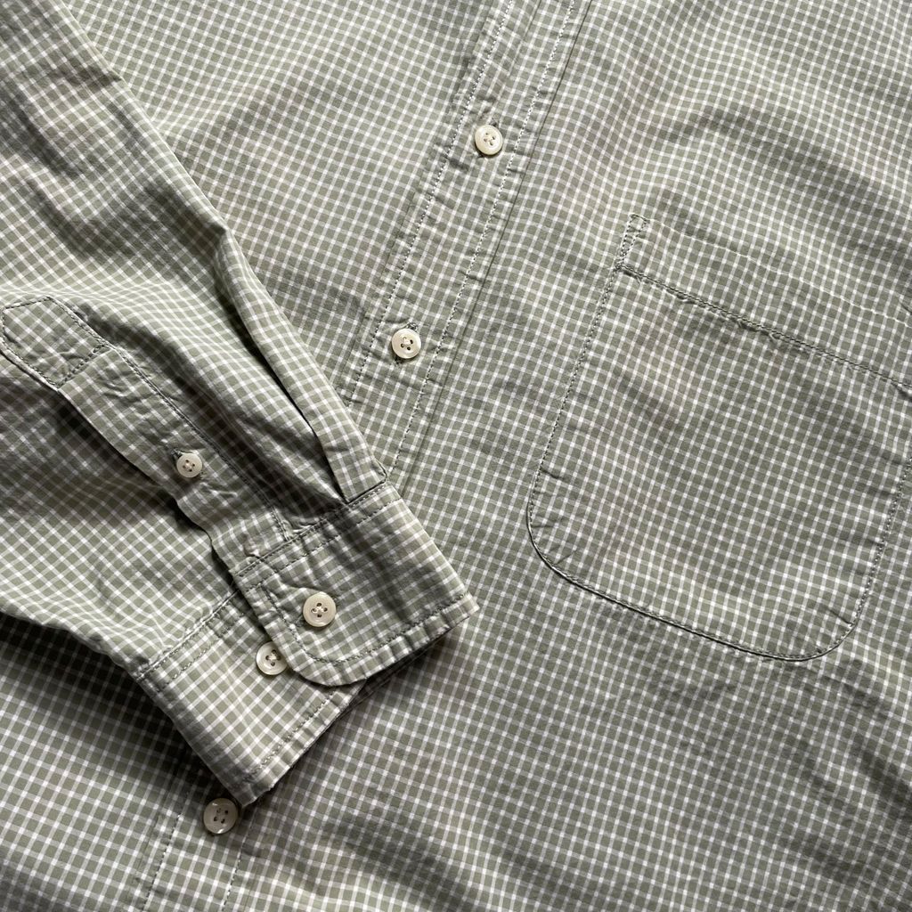 【USED】Eddie Bauer Check BD Shirt