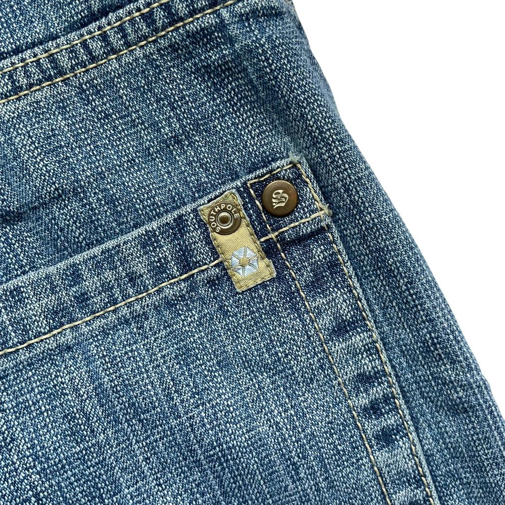 【Used】Southpole Baggy Fit Wased Jeans