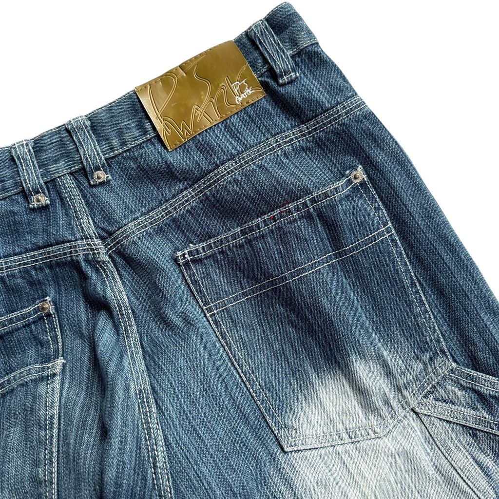 【USED】PJ Mark Washed Denim Painter Pants