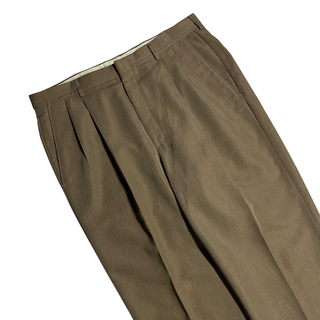 【USED】HAGGAR 2TUCK SLACKS 36×31