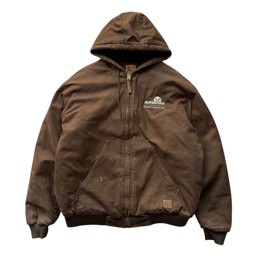 【USED】Berne Hooded Duck Canvas Jacket