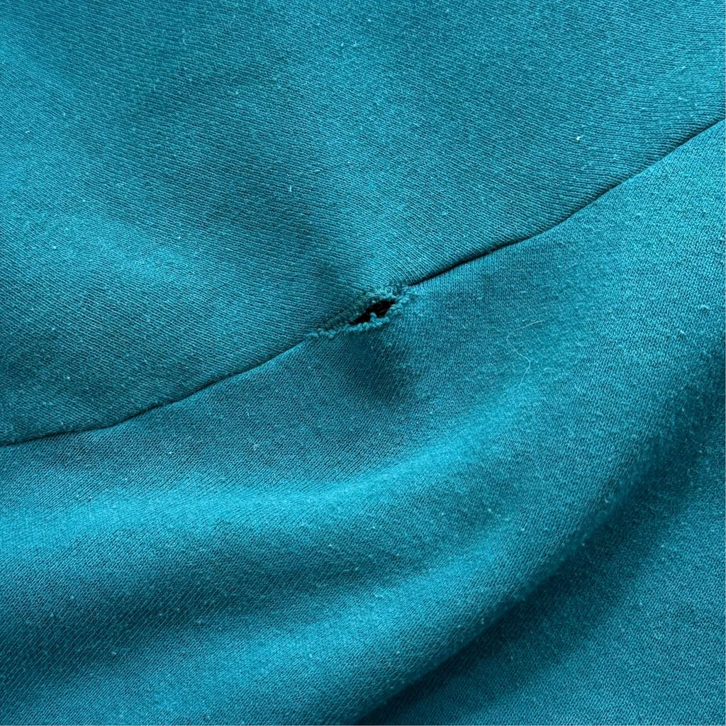 【USED】FRUIT OF THE LOOM Plain Raglan Sweat Green LADIES 2X USA製 / フルーツオブザルーム 無地 ラグラン スウェット エメラルドグリーン USA製 古着