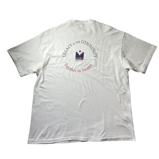 90s Hanes Beefy "Legacy&The Community " S/SL Tee Made in USA