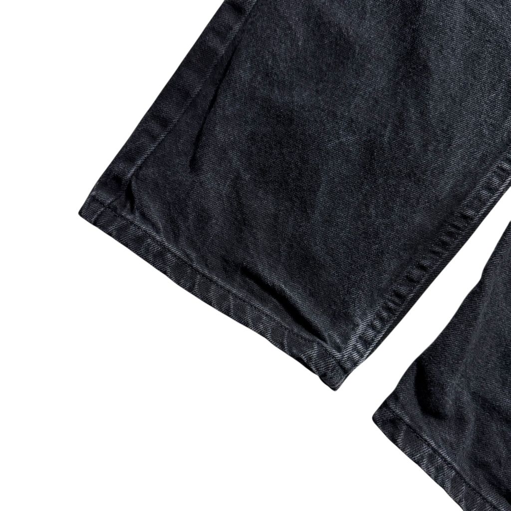 【USED】Wrangler 5 Pocket Black Denim Pants 38×32