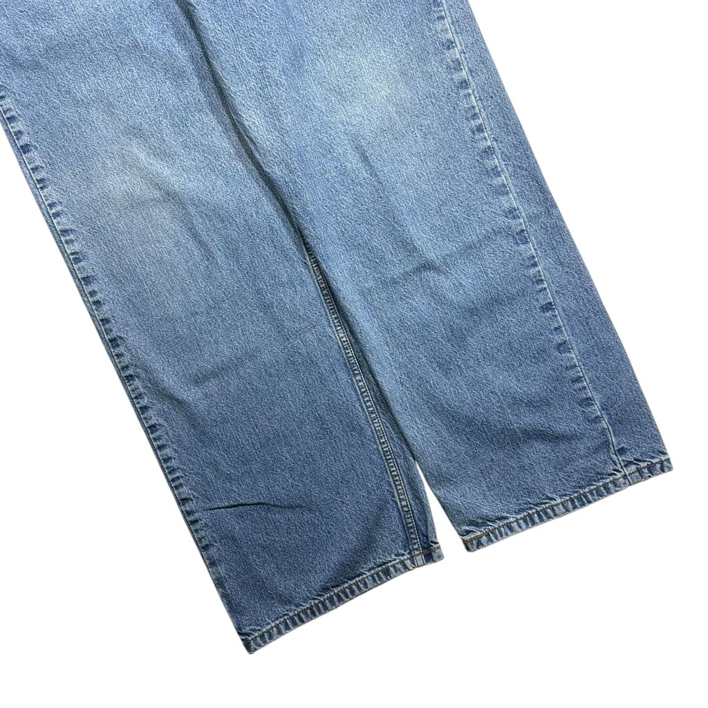 【USED】Levi's 569 Loose Straight Denim Pants Blue 38 x 30 / リーバイス ルーズ ストレート デニム パンツ ブルー ウォッシュデニム 太め バギー 古着