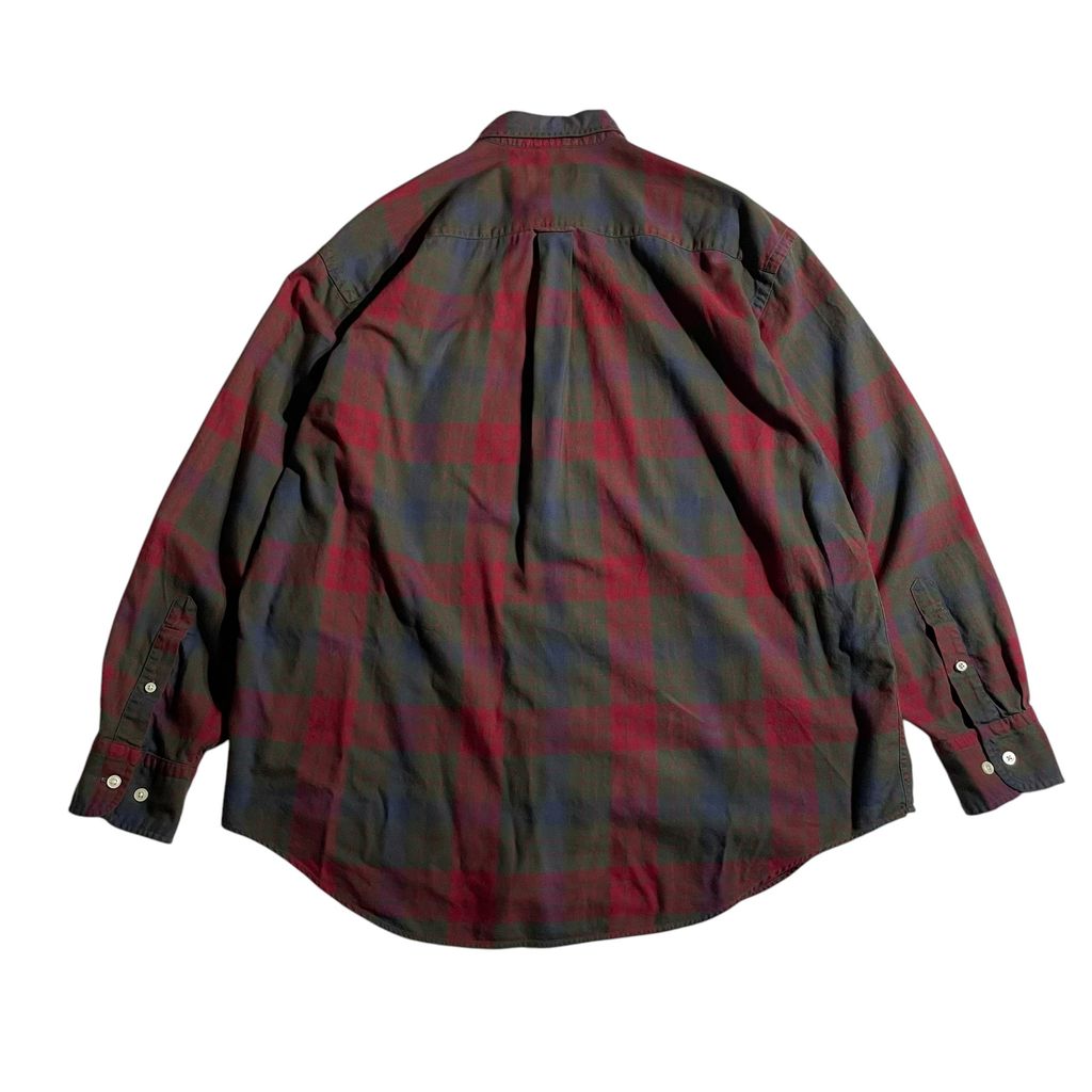 【USED】Nautica L/SL Check BD Shirt