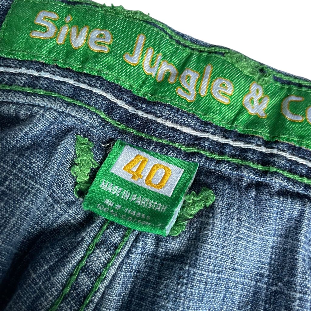 【Used】5ive Jungle & Co Baggy Fit Washed Jeans