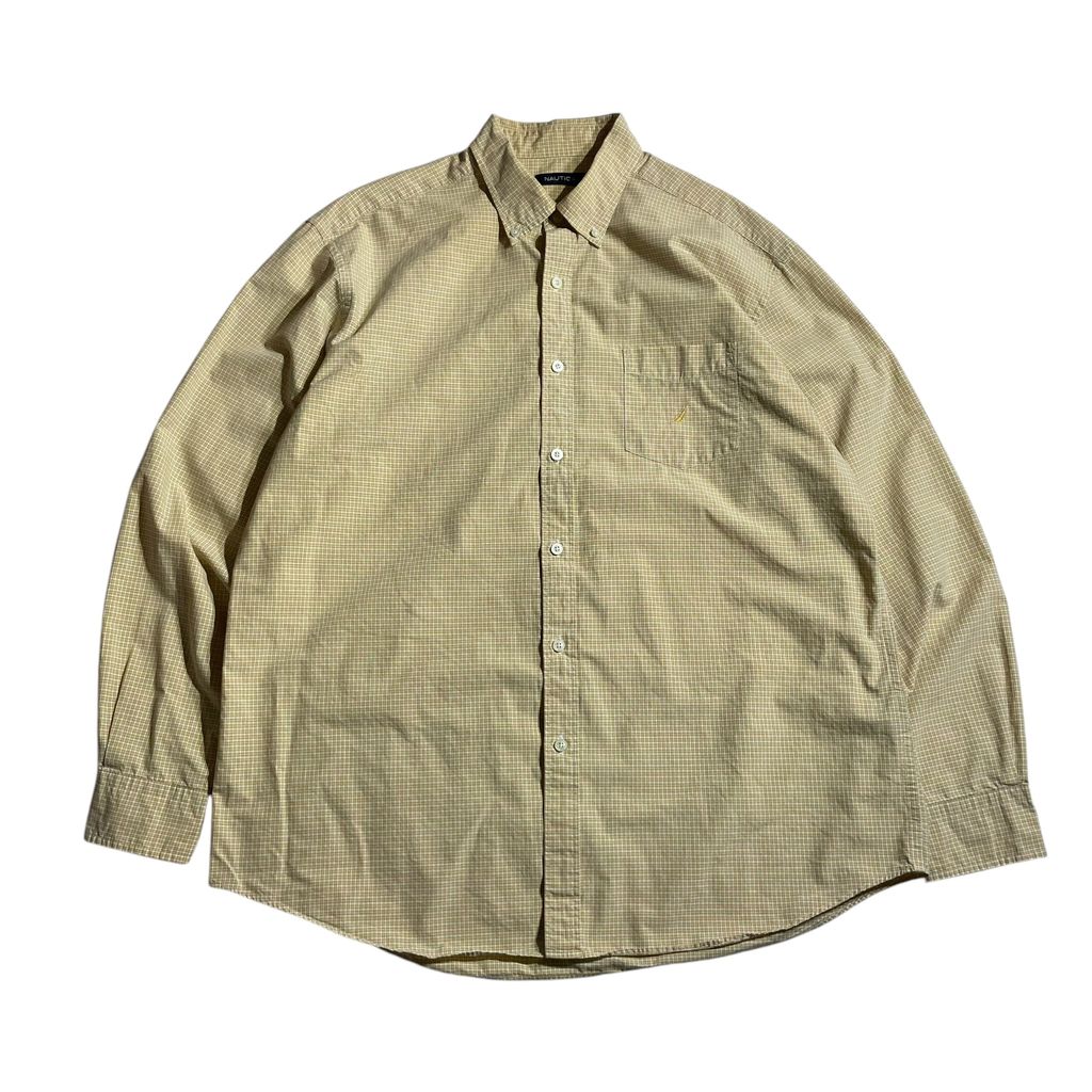 【USED】Nautica L/SL Check BD Shirt