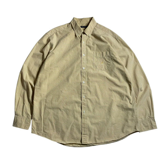 【USED】Nautica L/SL Check BD Shirt