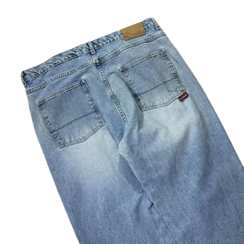 【USED】Nautica Jeans Washed Baggy Denim