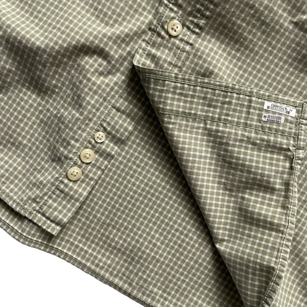 【USED】Eddie Bauer Check BD Shirt