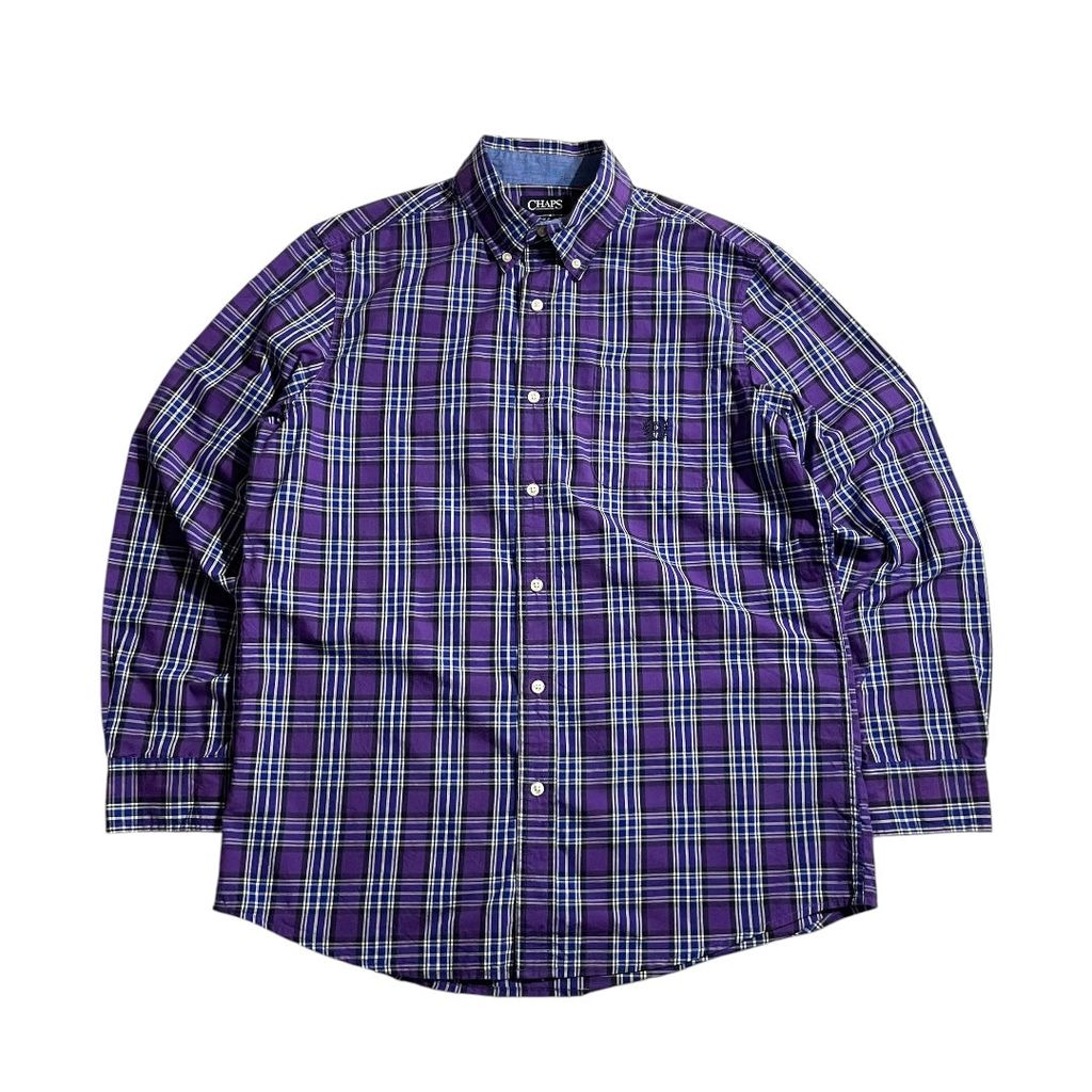 【USED】Chaps L/SL Check BD Shirt