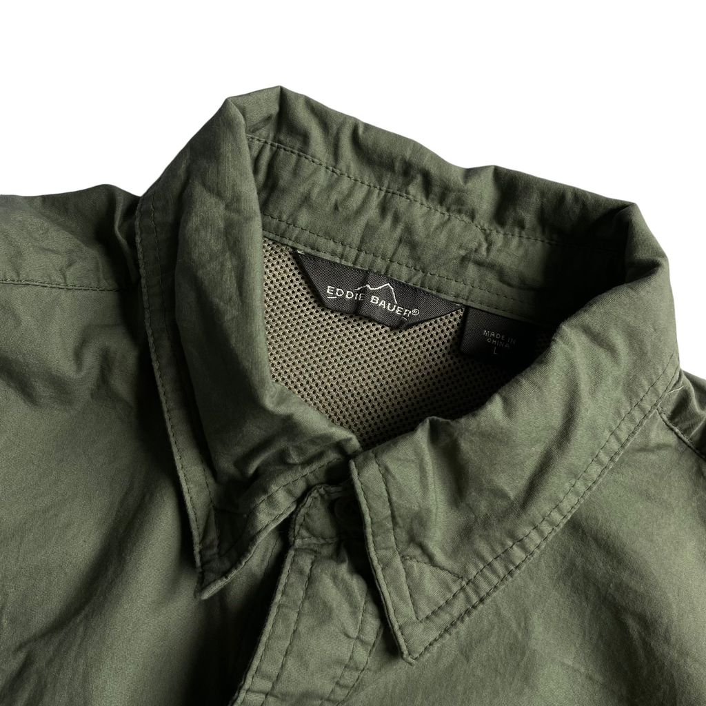 Eddie Bauer RS&M Consultants Logo L/SL Fishing Shirt