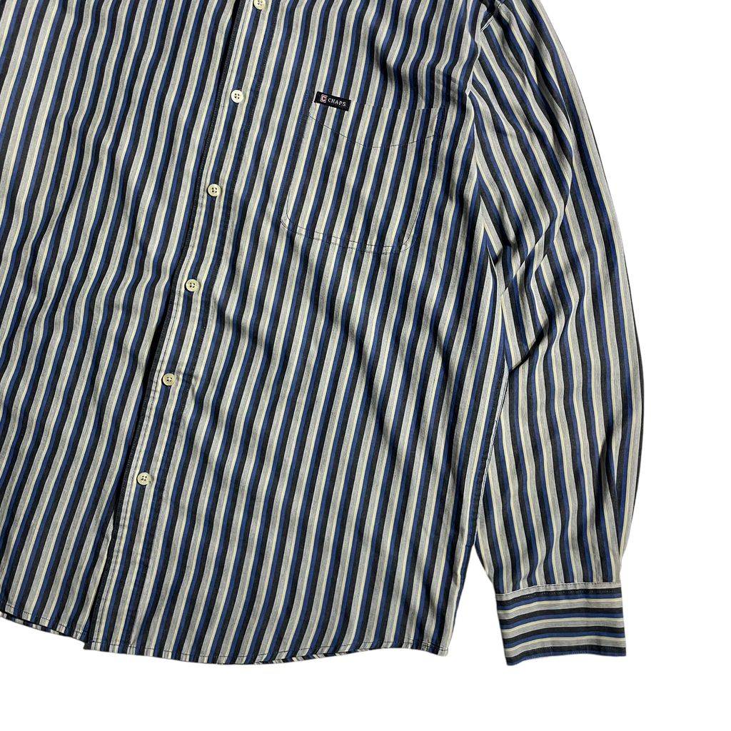 【USED】Chaps L/SL Stripe BD Shirt