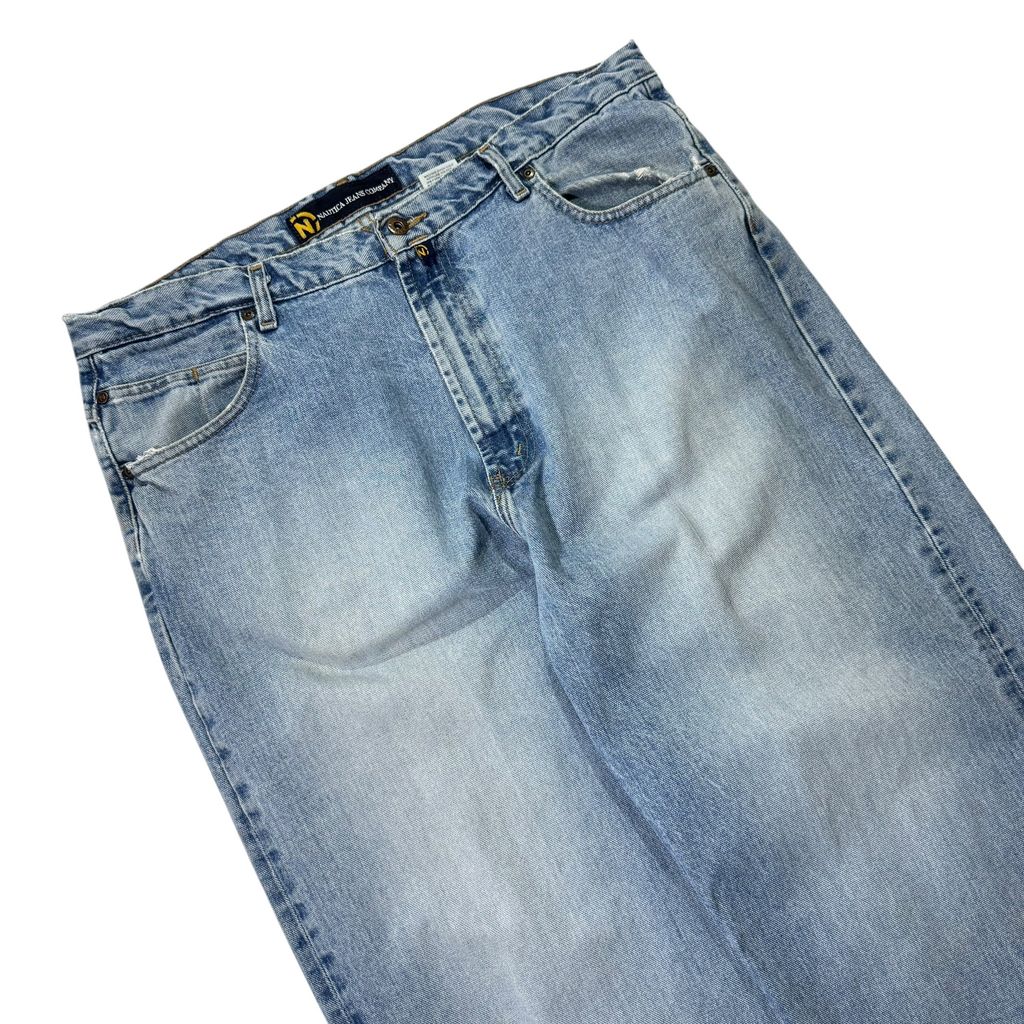 【USED】Nautica Jeans Washed Baggy Denim