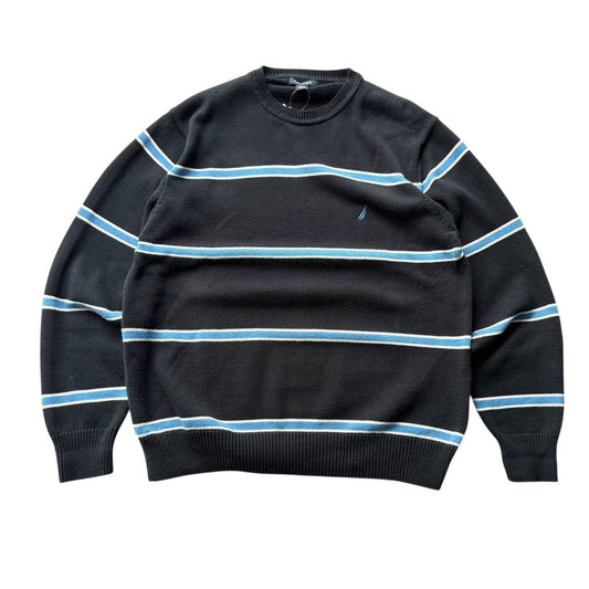 【USED】Nautica Stripe Cotton Sweater