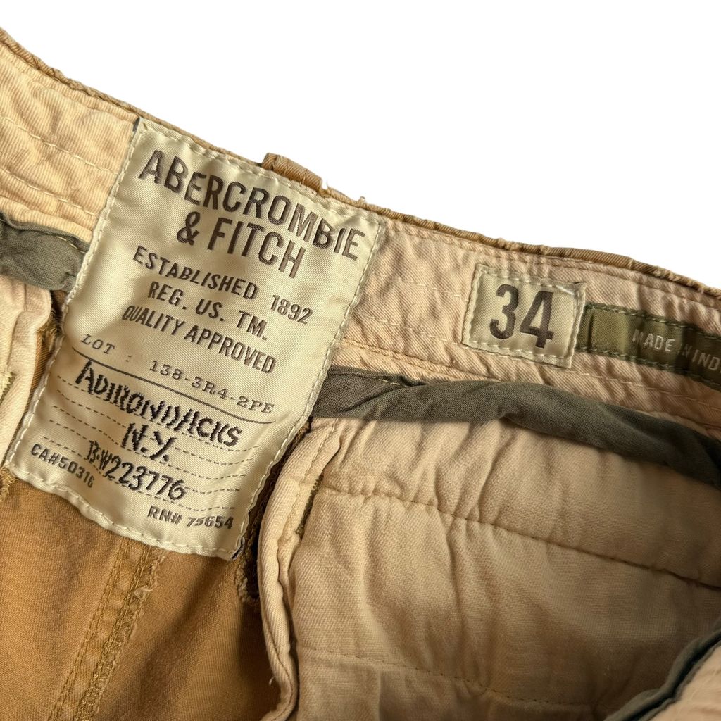 【USED】ABERCROMBIE&FITCH CARGO SHORTS アバクロ カーゴショーツ ハーフパンツ 34インチ