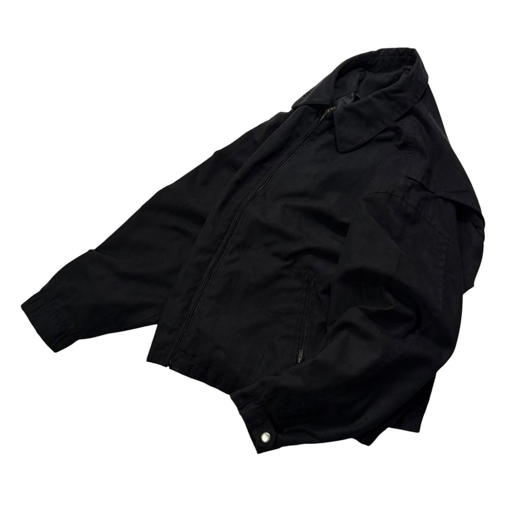 【USED】90s〜00s Gary Player Swing Top Jacket Black XL / ゲーリープレーヤー スウィングトップ ドリズラージャケット ピーチスキン ブラック 黒 多機能内ポケット 90年代 ヴィンテージ 古着