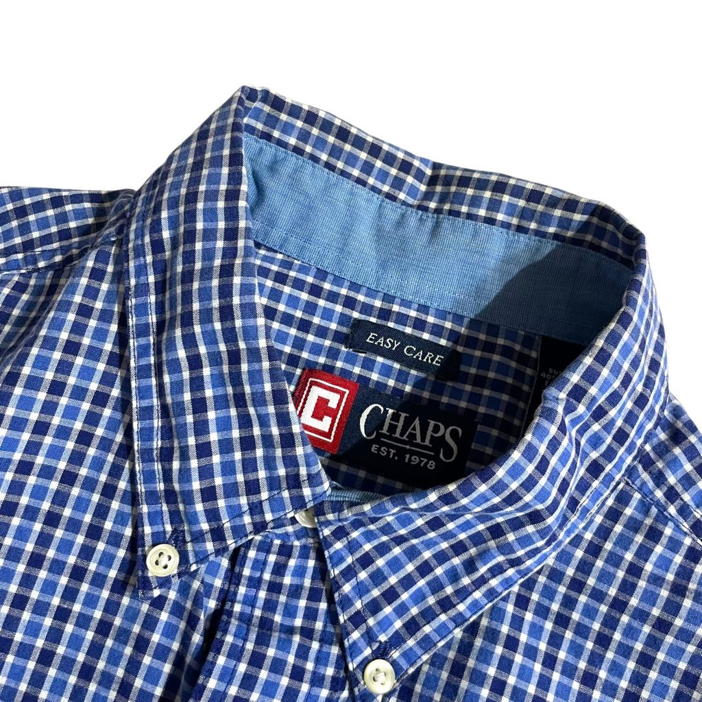 【USED】Chaps L/SL Check BD Shirt