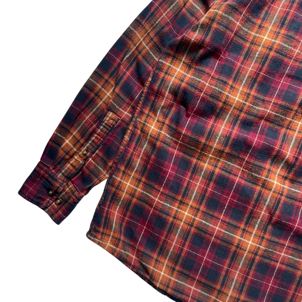 【USED】Eddie Bauer Check Flannel Shirt