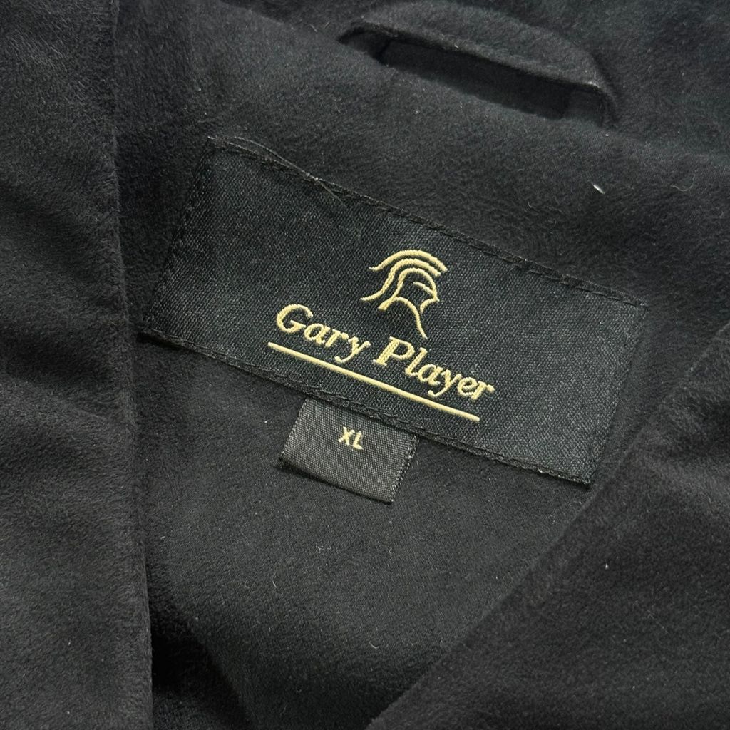 【USED】90s〜00s Gary Player Swing Top Jacket Black XL / ゲーリープレーヤー スウィングトップ ドリズラージャケット ピーチスキン ブラック 黒 多機能内ポケット 90年代 ヴィンテージ 古着