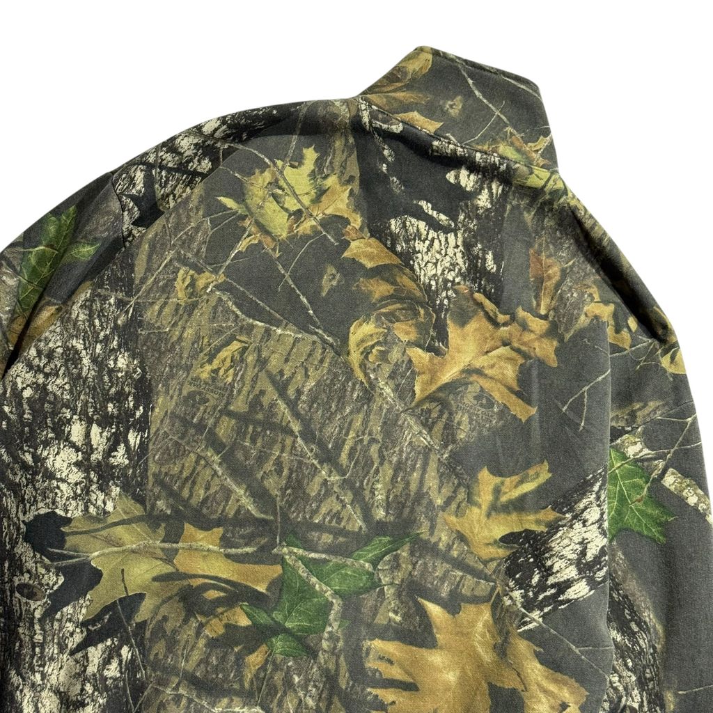【USED】Jerzees Realtree Half Zip Sweat