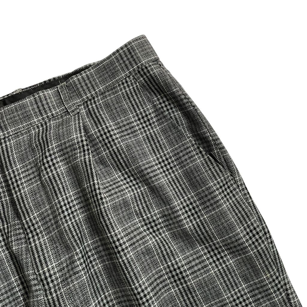【USED】Stacy Adams Glen Check 1Tuck Rayon Pants