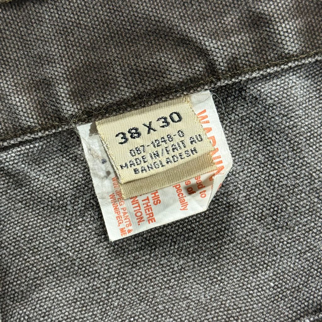 【USED】WORK KING Worker Painter Pants Charcoal Gray 38 x 30 / ワークキング ワーク ペインターパンツ チャコールグレー ダック地 ワークウェア