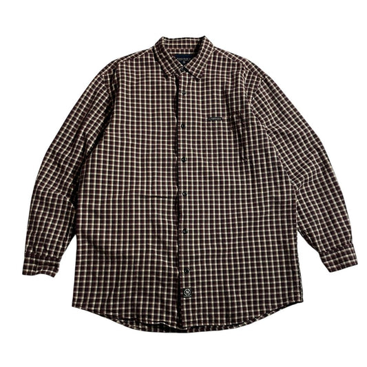 【USED】Nautica Jeans Check BD Shirt