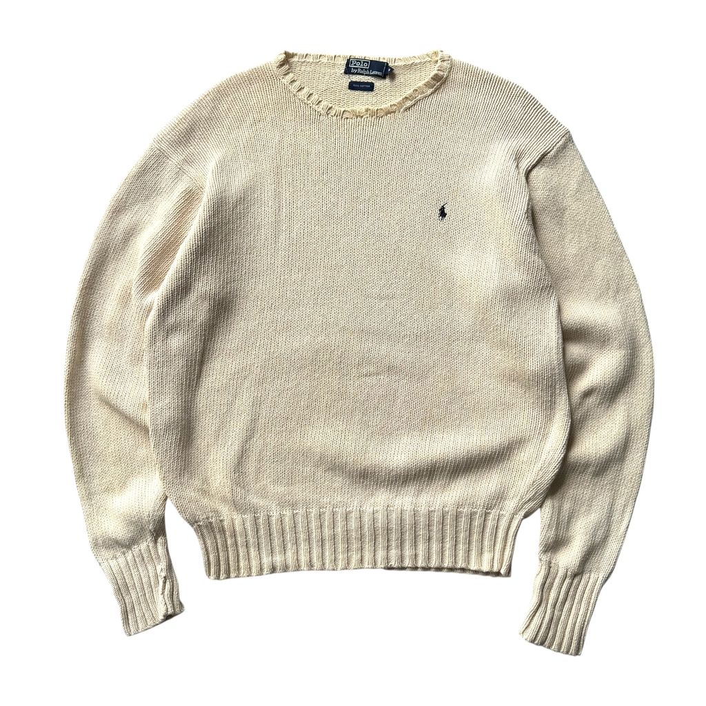 【USED】Polo by Ralph Lauren Crewneck Cotton Sweater