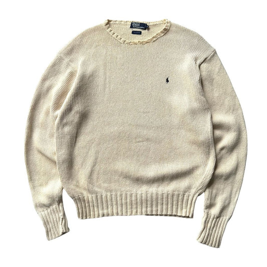 【USED】Polo by Ralph Lauren Crewneck Cotton Sweater