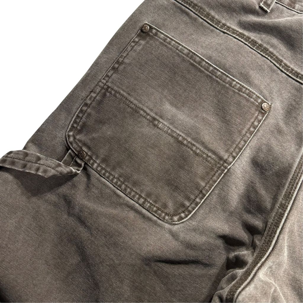 【USED】WORK KING Worker Painter Pants Charcoal Gray 38 x 30 / ワークキング ワーク ペインターパンツ チャコールグレー ダック地 ワークウェア