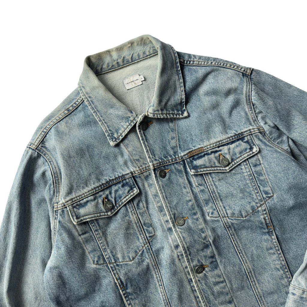 【USED】Calvin Klein Denim Jacket "Made in USA"