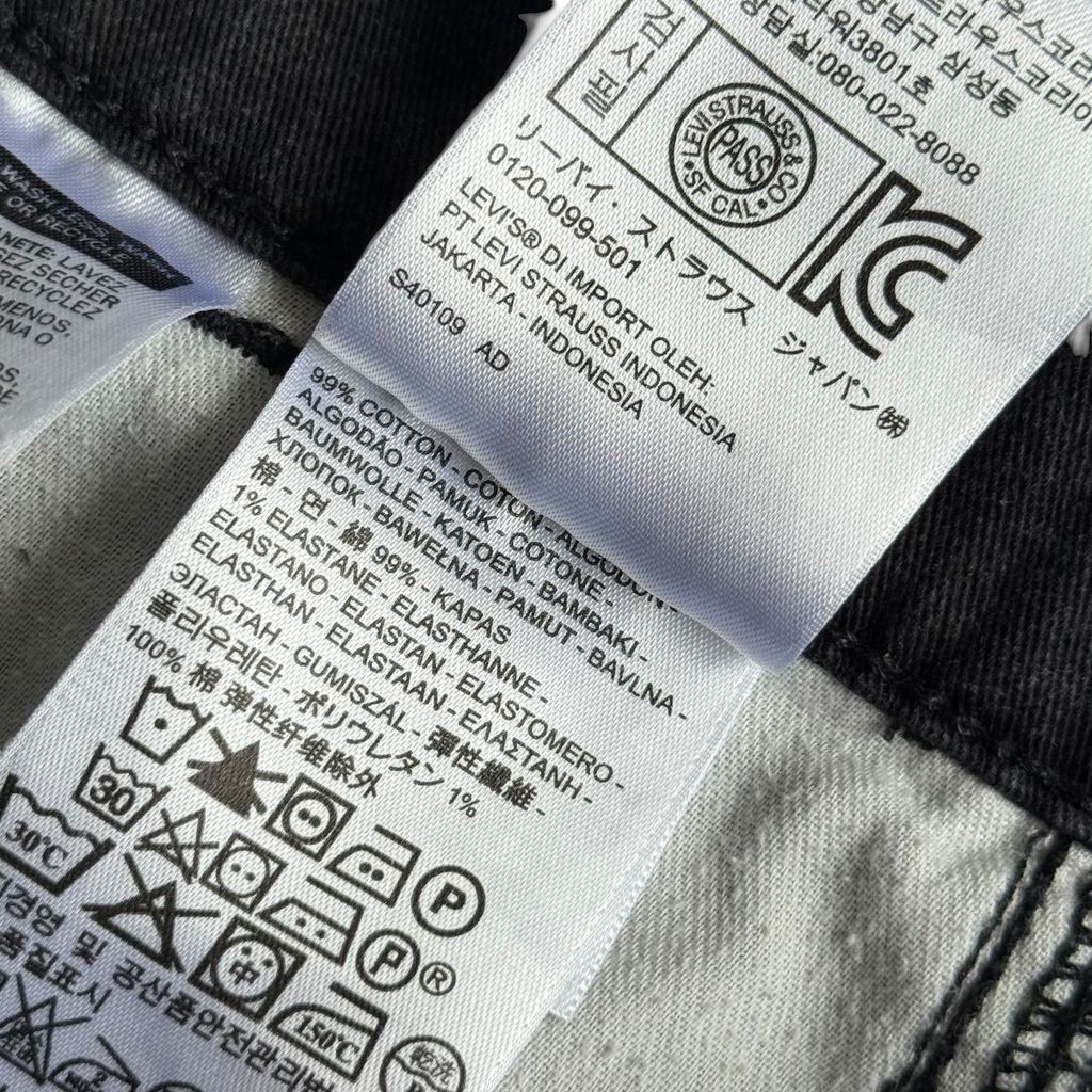 【USED】LEVI'S リーバイス BLACK DENIM CARGO SHORTS カーゴショーツ ハーフパンツ ブラックデニム W36