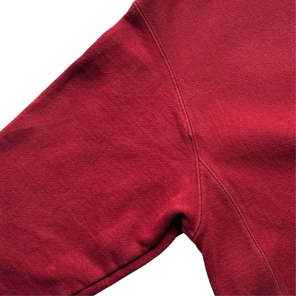 【USED】Champion REVERSE WEAVE Hoodie Red M JPN XL / チャンピオン リバースウィーブ スウェット パーカー プルオーバー フーディー ボルドー 赤 目付き ホンジュラス製 メンズ ユニセックス 古着