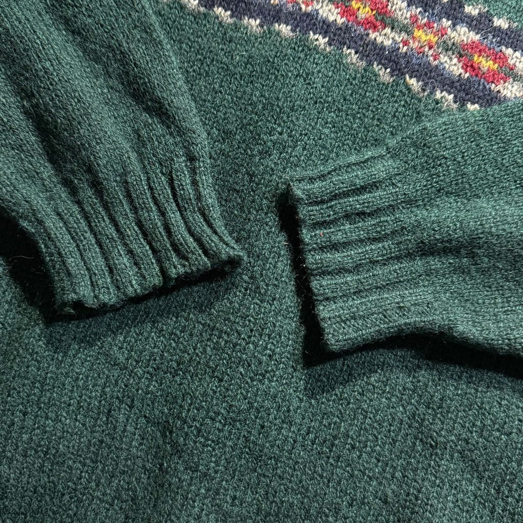 【USED】Woolrich Crewneck Wool Sweater Made in USA