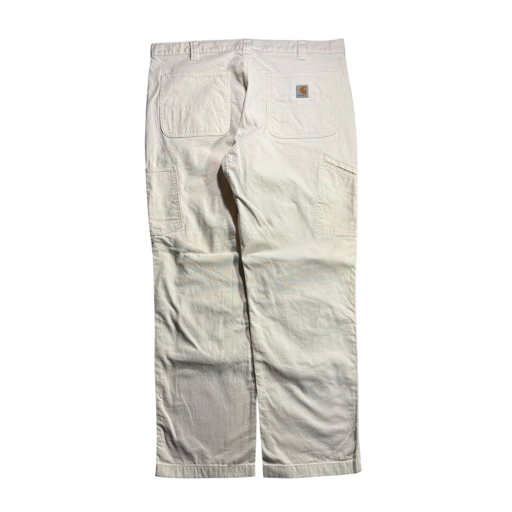 【USED】Carhartt Double Knee Painter Pants White Natural 40 x 32 / カーハート ダブルニー ペインターパンツ ホワイト ナチュラル 生成り ワークパンツ ビンテージ