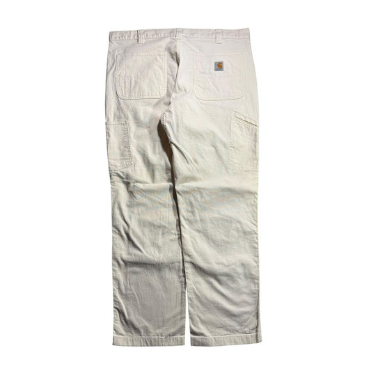 【USED】Carhartt Double Knee Painter Pants White Natural 40 x 32 / カーハート ダブルニー ペインターパンツ ホワイト ナチュラル 生成り ワークパンツ ビンテージ