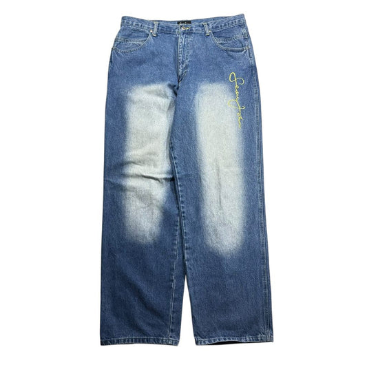 【USED】00s Sean John Gradient Wash Denim Pants Blue 38 / ショーンジョン グラデーション ウォッシュ デニム パンツ ブルー バギーパンツ HIPHOP 2000年代
