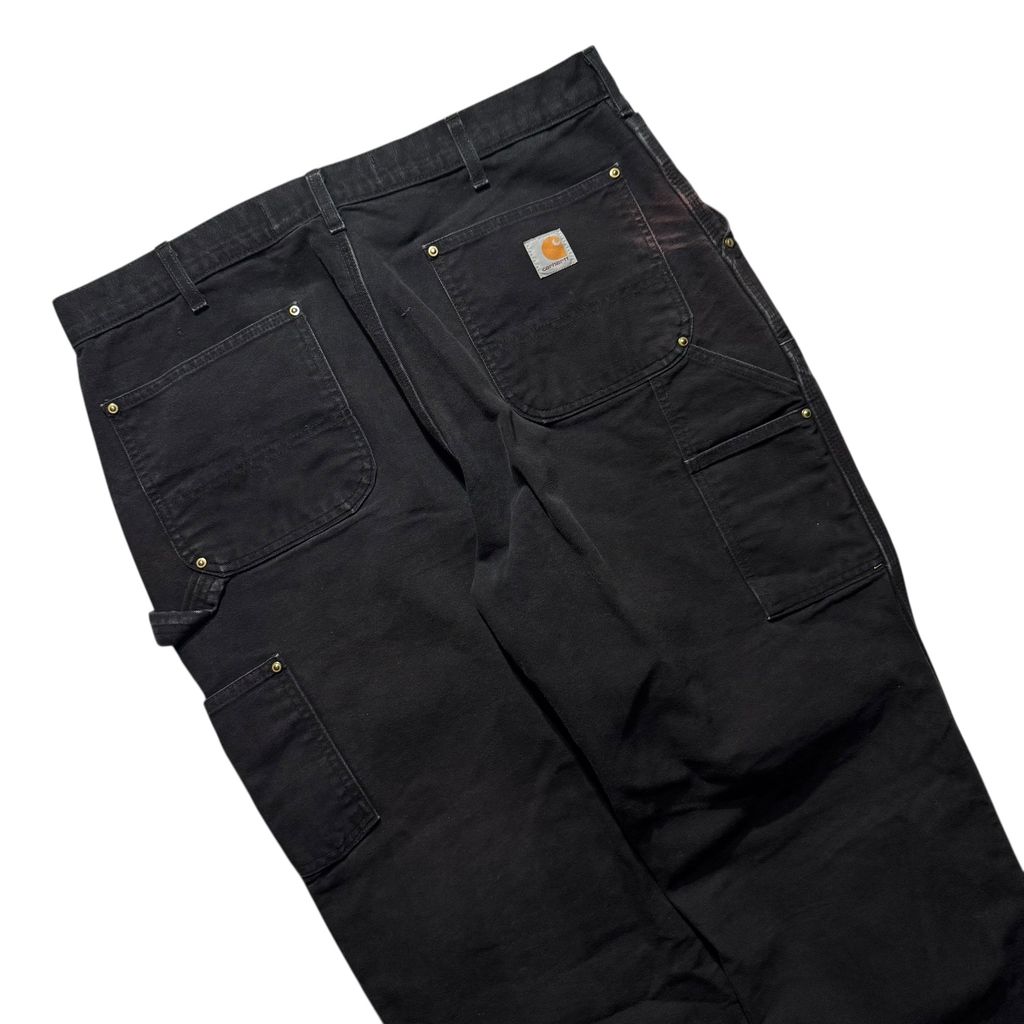 【USED】Carhartt Double Knee Duck Painter Pants Black Made in USA