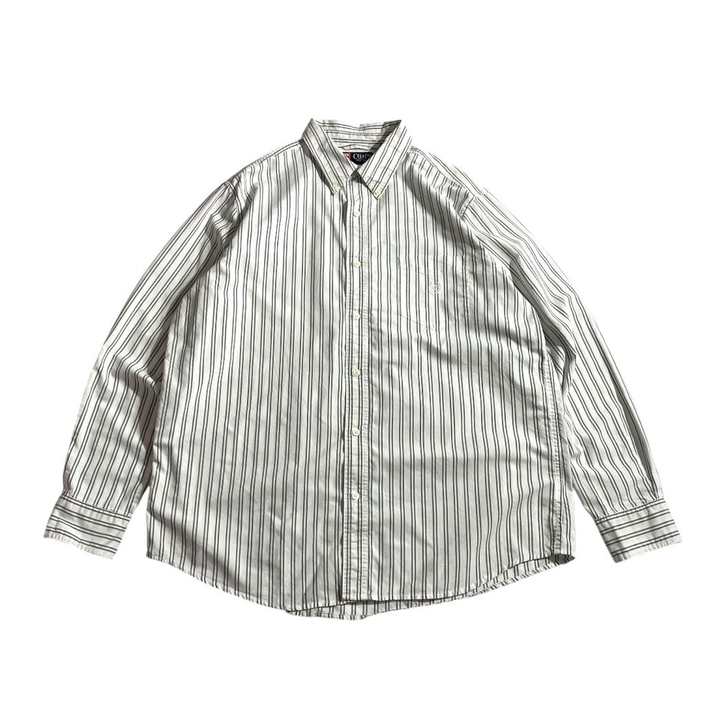【USED】Chaps L/SL Stripe BD Shirt