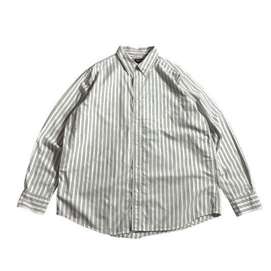 【USED】Chaps L/SL Stripe BD Shirt