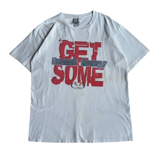 【USED】BAD BOY バッドボーイ Made in USA S/SL Tee 半袖Tシャツ 白 Lサイズ