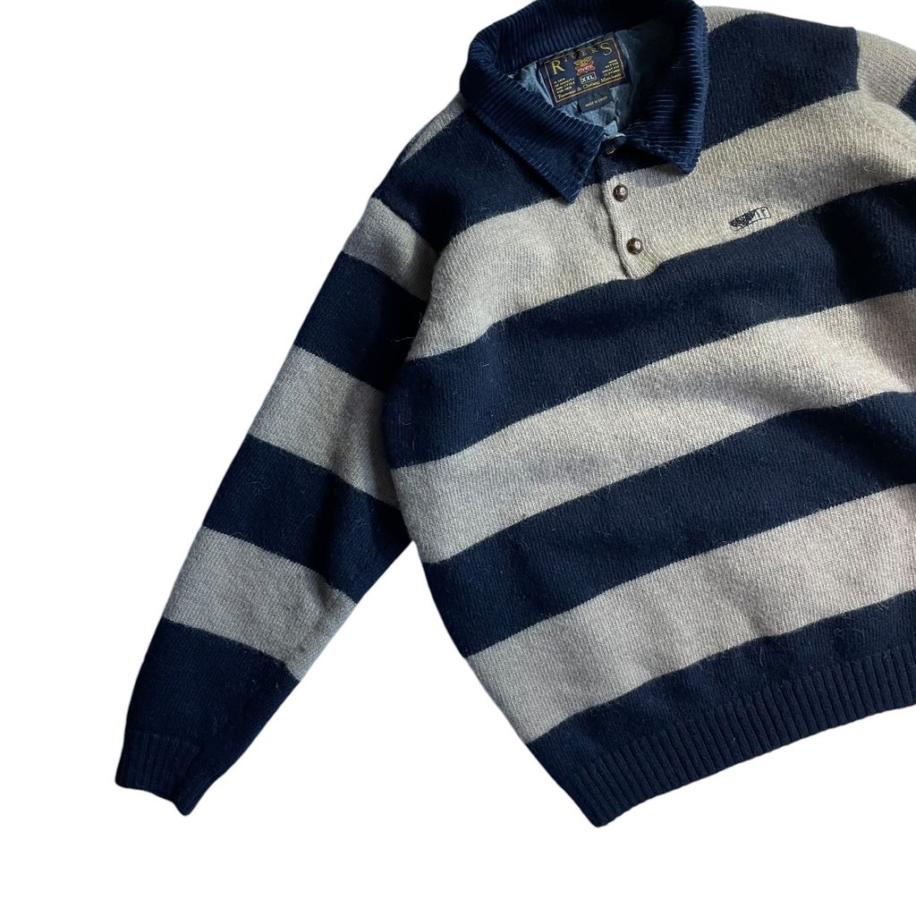 Rivers Border Wool Sweater