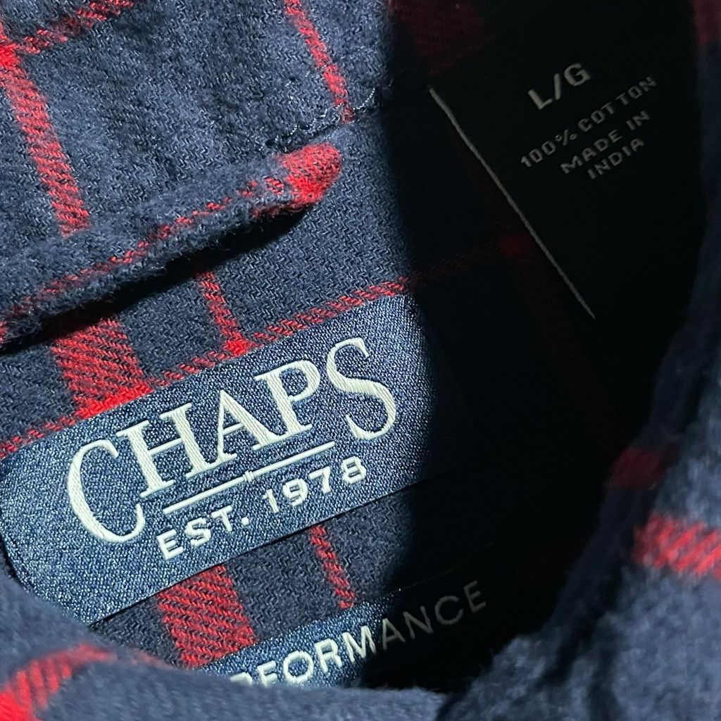 【USED】Chaps L/SL Check BD Shirt