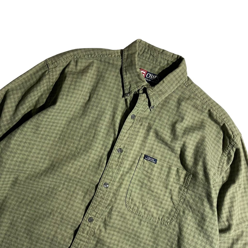 【USED】Chaps L/SL Check BD Shirt